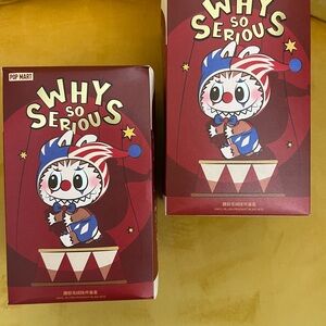 Pop Mart Why So Serious Vinyl Face Figures - 2 pieces